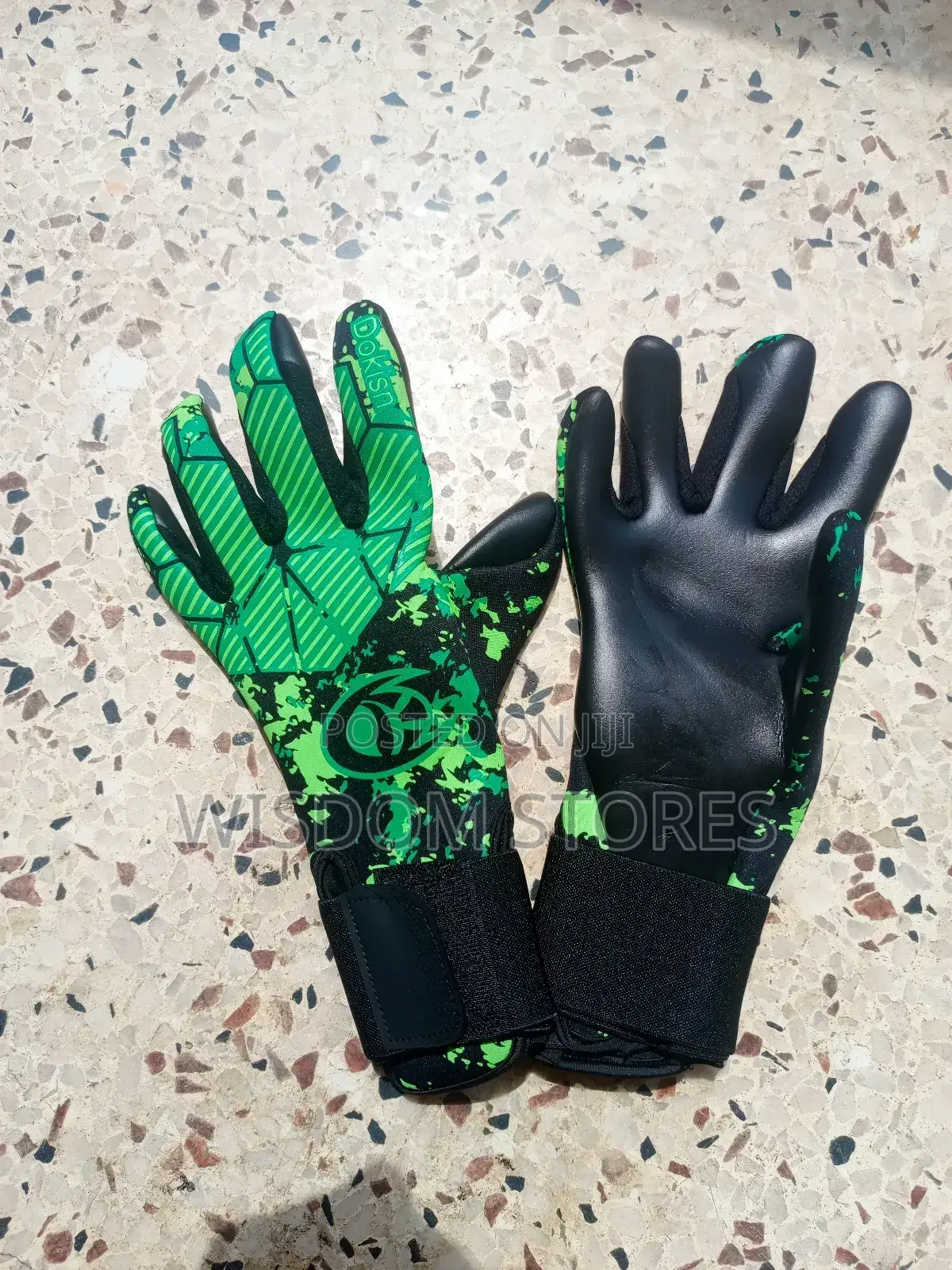 Gk Pro Green Football Gloves