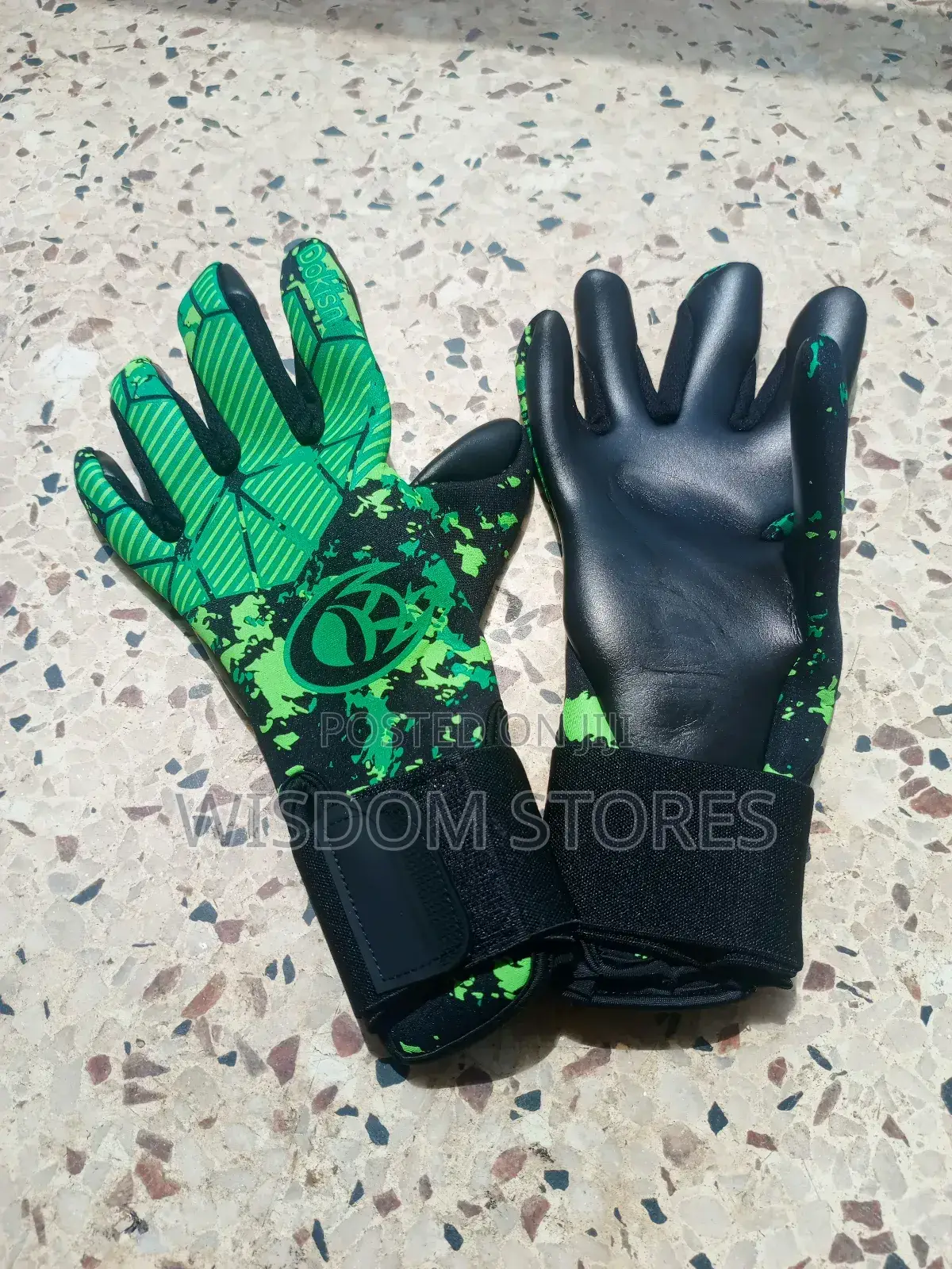 Gk Pro Green Football Gloves