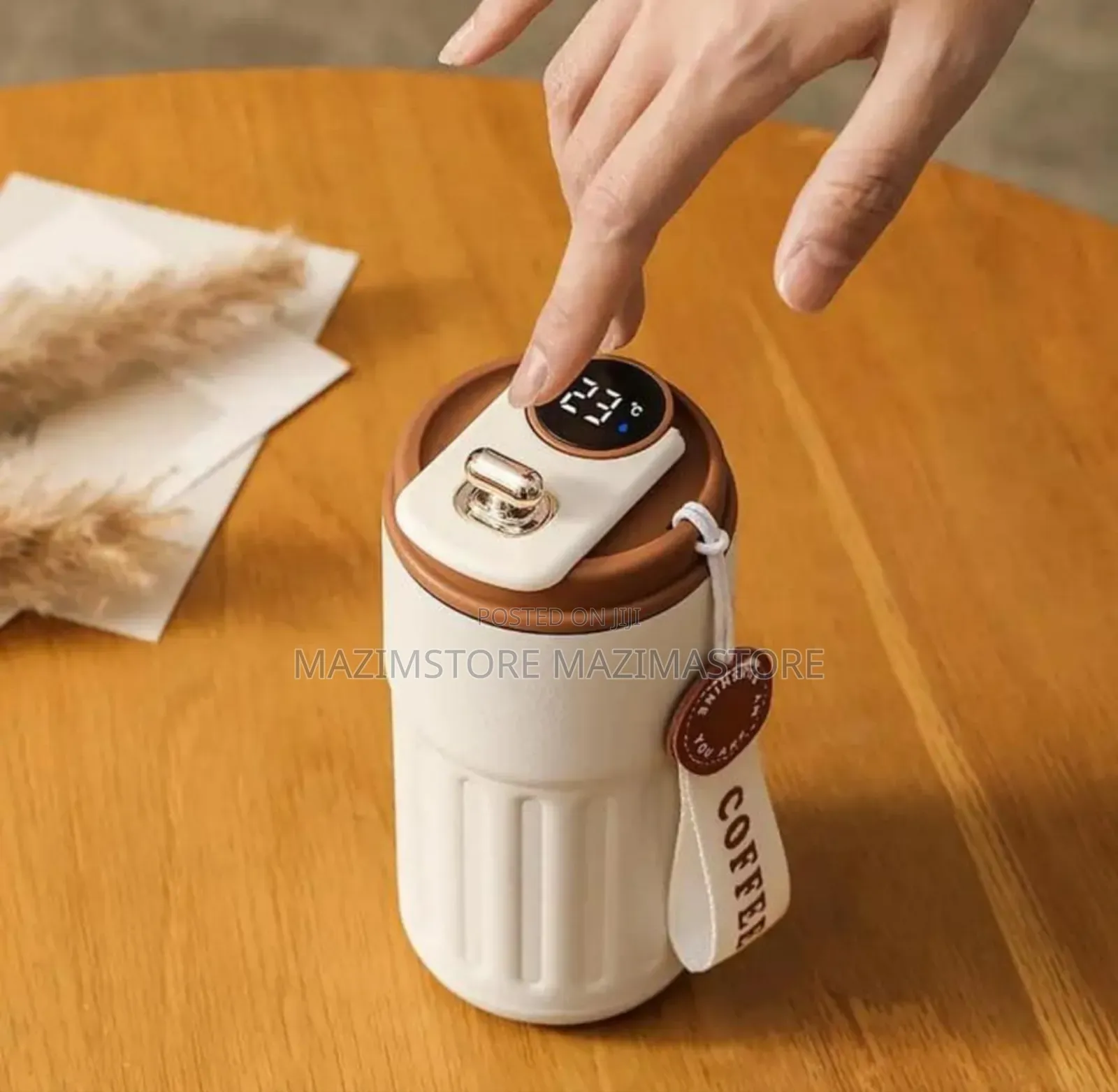 Portable Smart Thermal Cup With Temperature Display