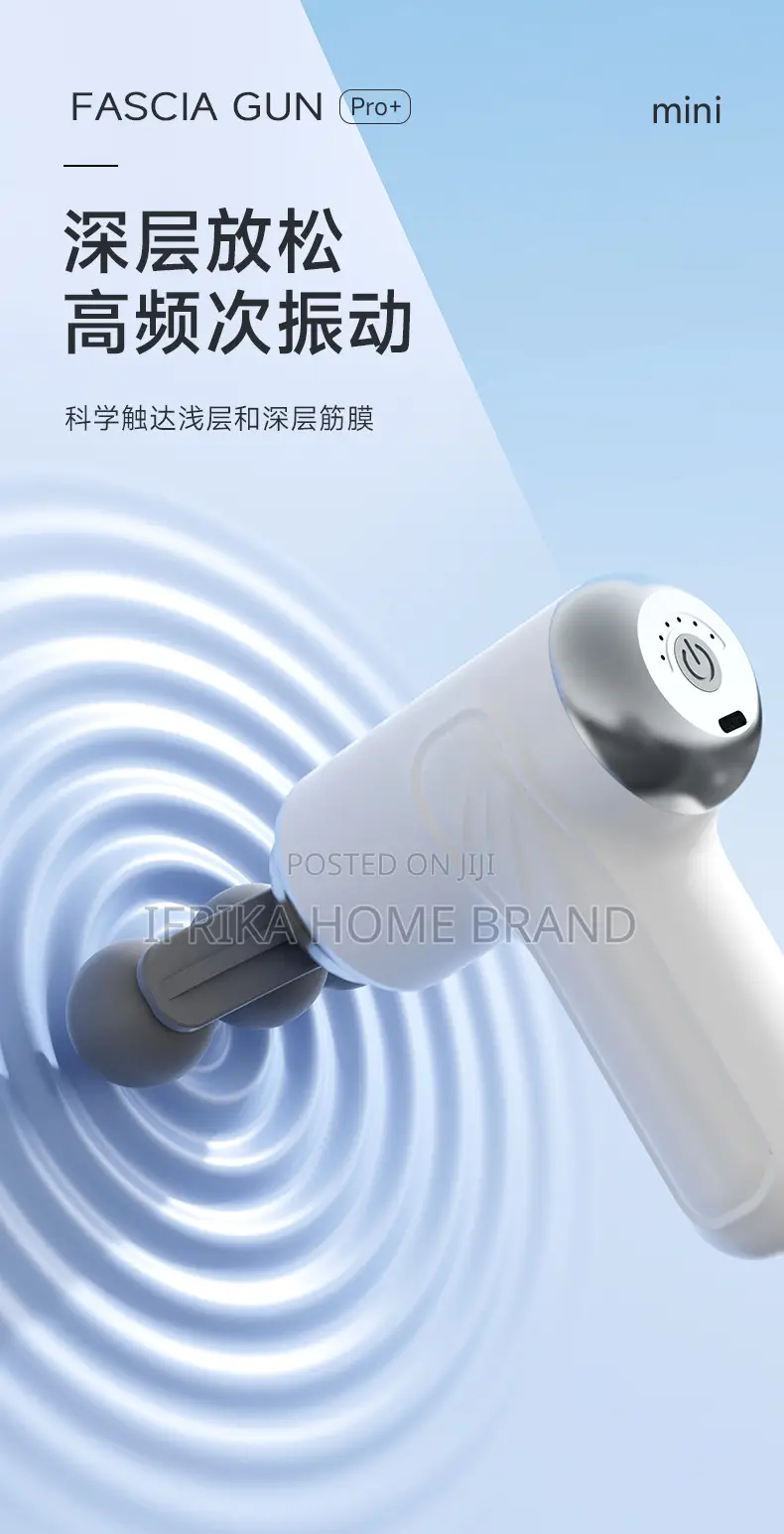 3-Head Fascia Gun 9-Head Interchangeable Body Massager