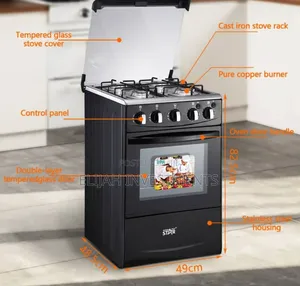 Winning Star 4-Burner Gas Stove With an Oven