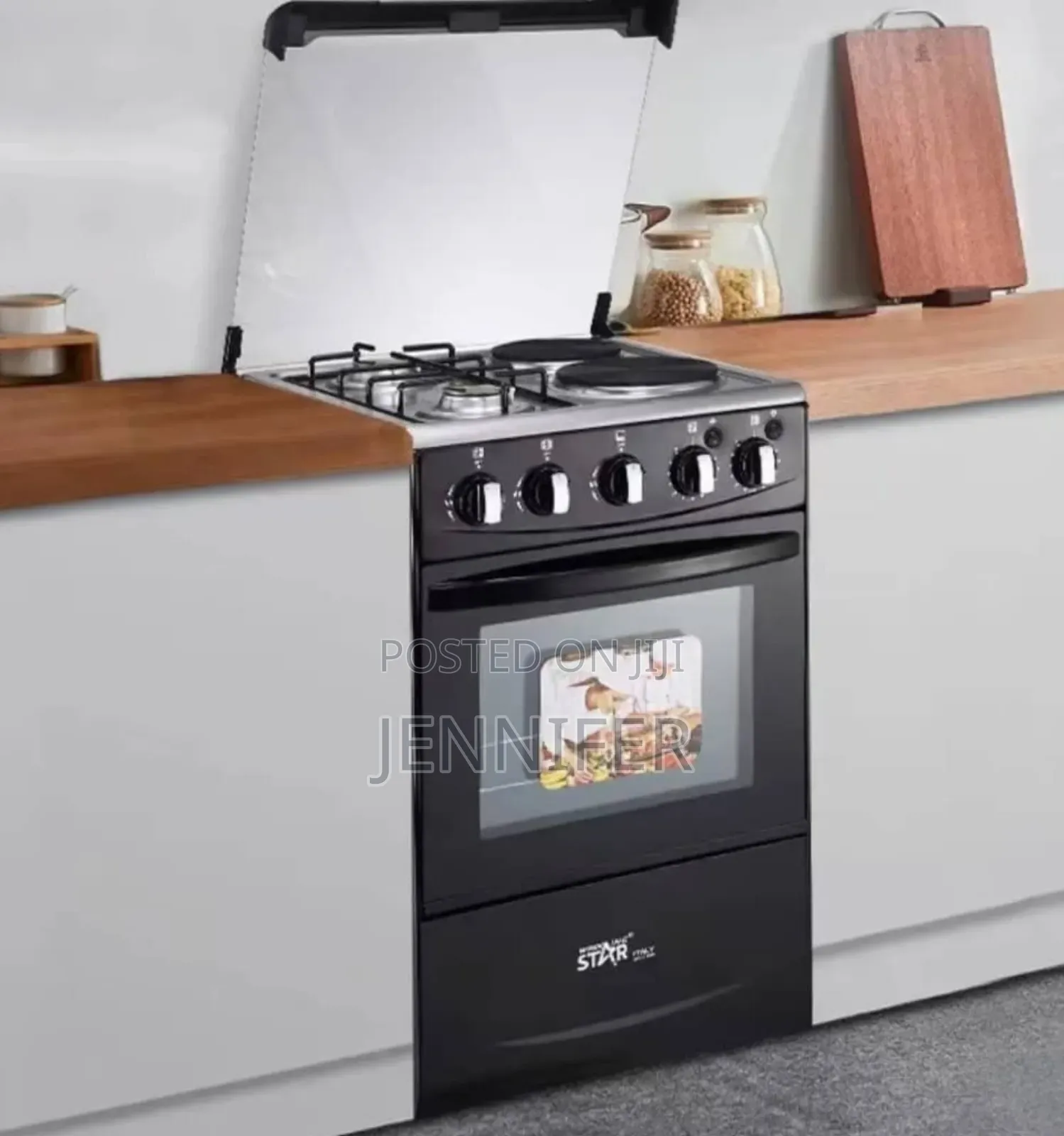 Winning Star Electric Cooker With Gas Burners