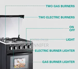 Winning Star Electric Cooker With Gas Burners