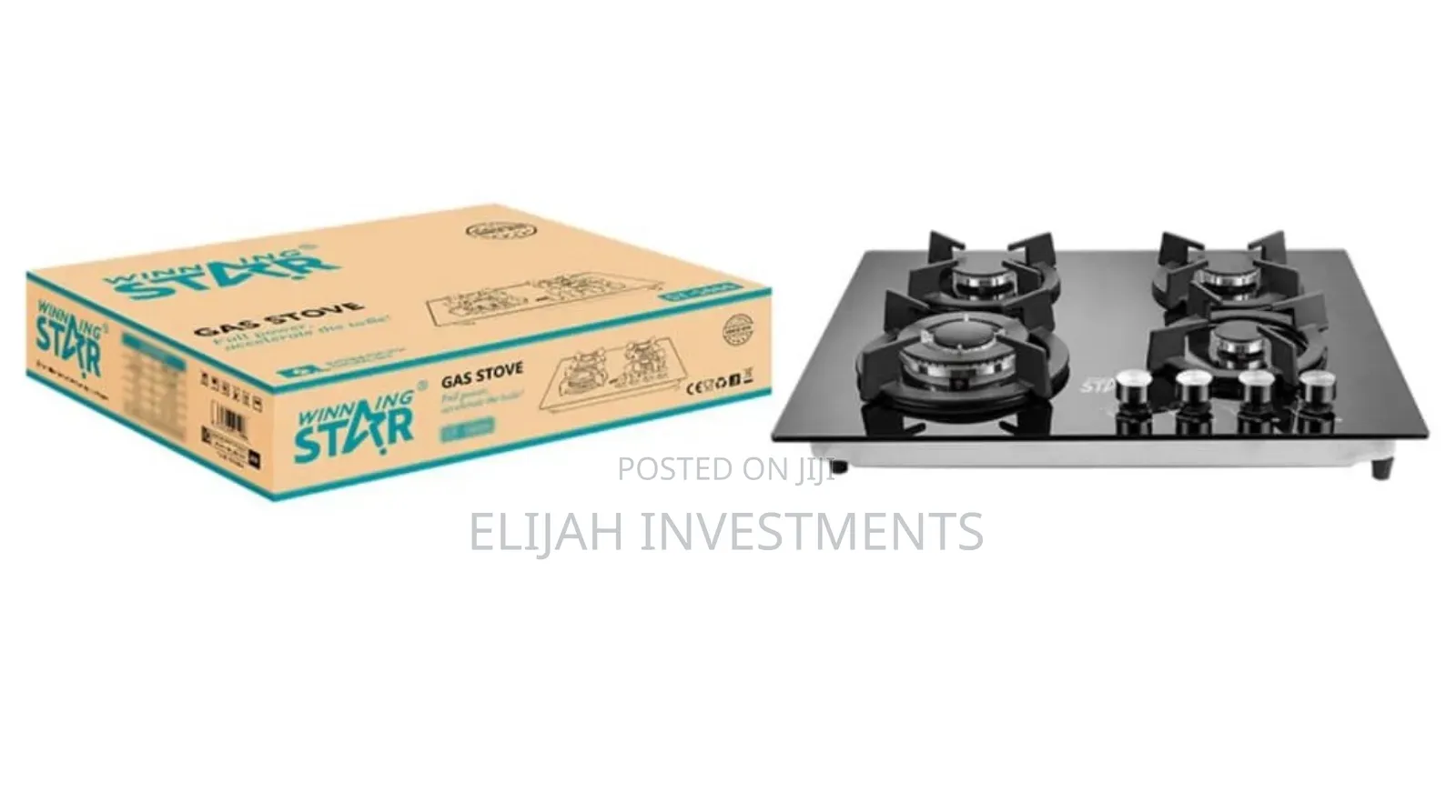 Winning Star 4-Burner Gas Stove Hob