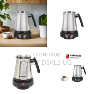 Hoffmans 800ml Grand Electronic Coffee Pot Stainless Steel Coffee