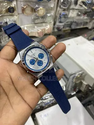 Blue Rubber Tissot Watch