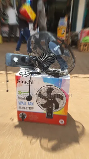 Saachi Wall Fan 16 Inch Black