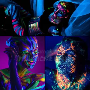 Uv Black Light Bar, 48 Led Usb Blacklight With Fluorescent Tapes
