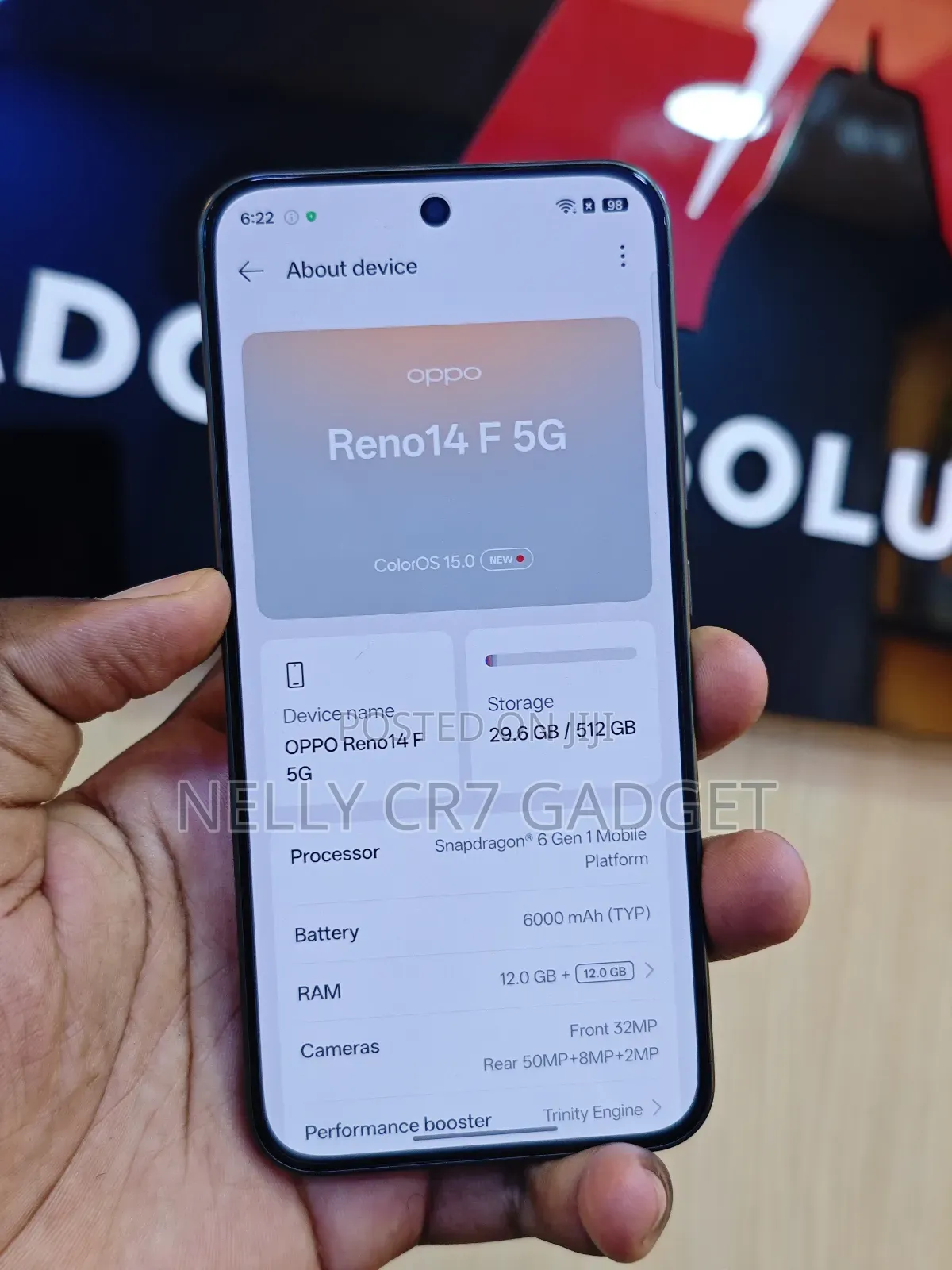 Oppo Reno14 F 512 GB Green
