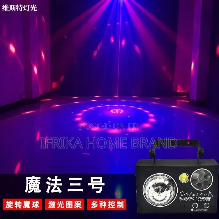Laser Light Control Voice Control Pattern Stage Light Disco Ball
