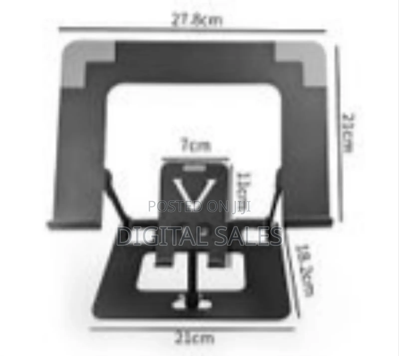 Ergonomic Dual Laptop Phone Stand – Fully Adjustable Foldable