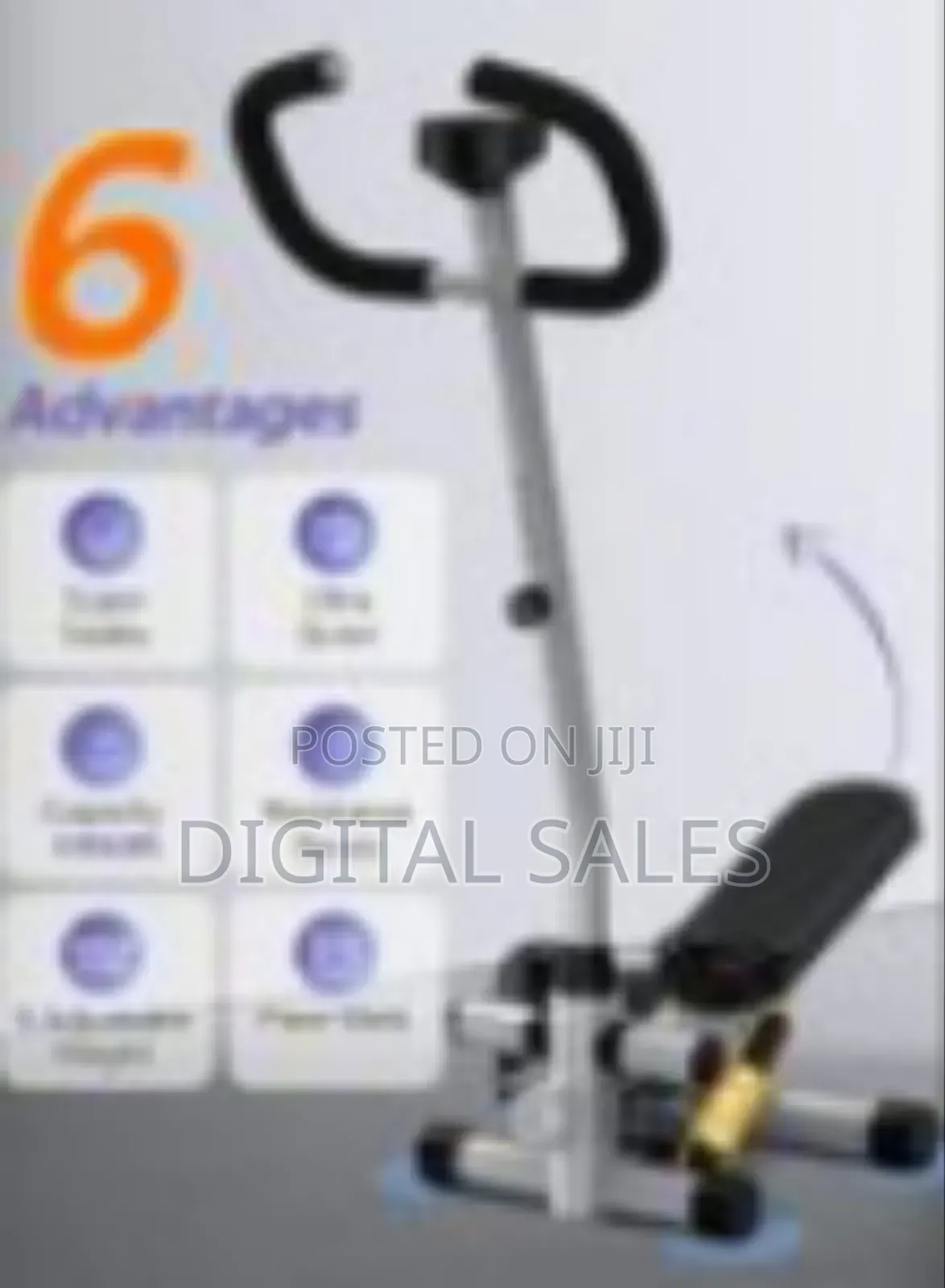 Cross Trainer Folding Pedal Mini Stepper for Exercise, Body Sculpture