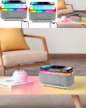 Music Player Led 15w Wireless Charger Wireless Charging Lamp