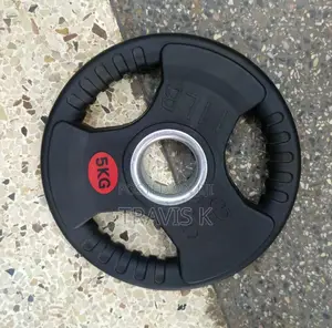 5kg Rubber Coated Olympic Weight Disc