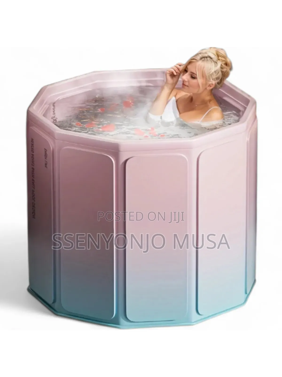 Foldable Portable Shower Bucket / Ice Bath Tub – Pvc Folding Bathtub