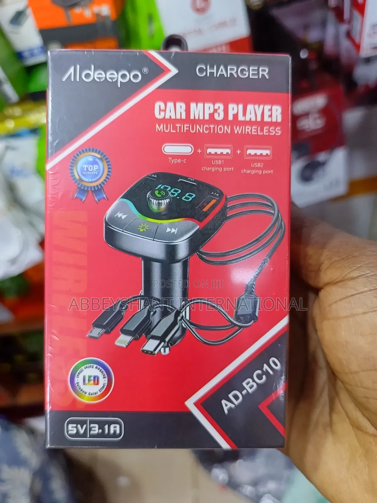 Car Charger Multifunctional Wireless Car Mp3 Player and Fm Transmitter