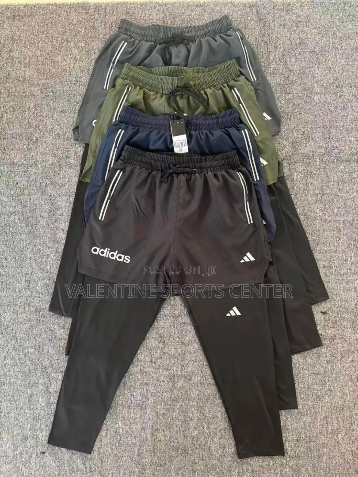 Long Gym Wears 2 in One Original Material All Different Colors Size