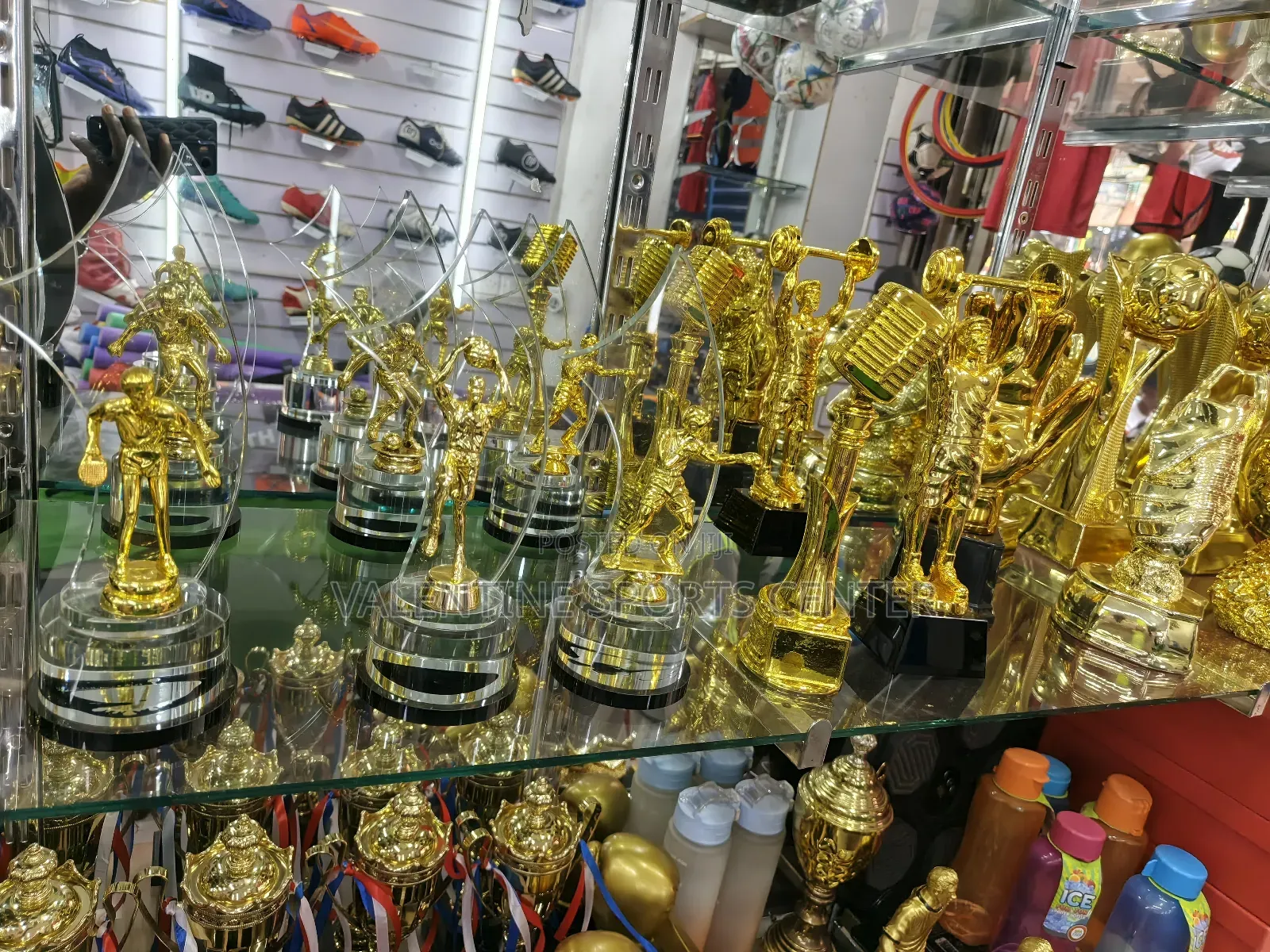 Awards Trophies Original Material All Different Colors and Sizes