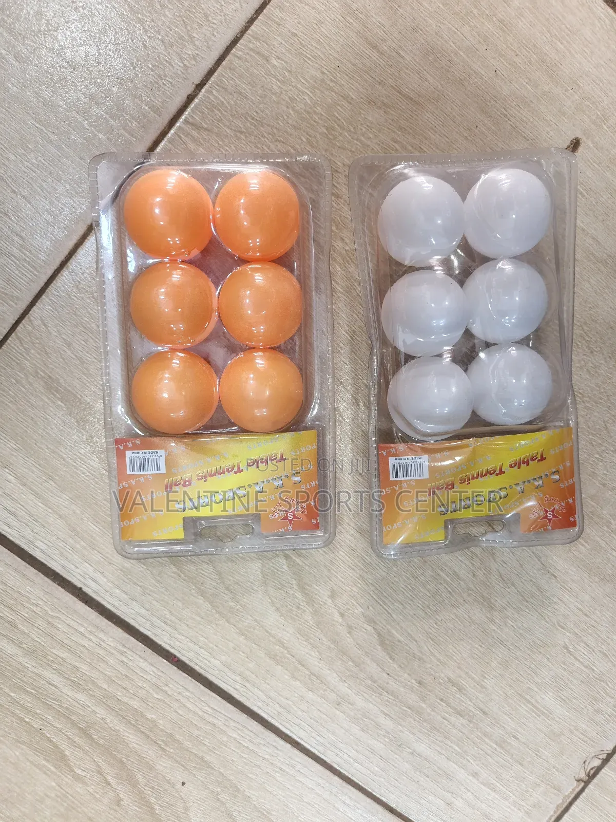 T. T Table Balls 6pics in the Packet Original