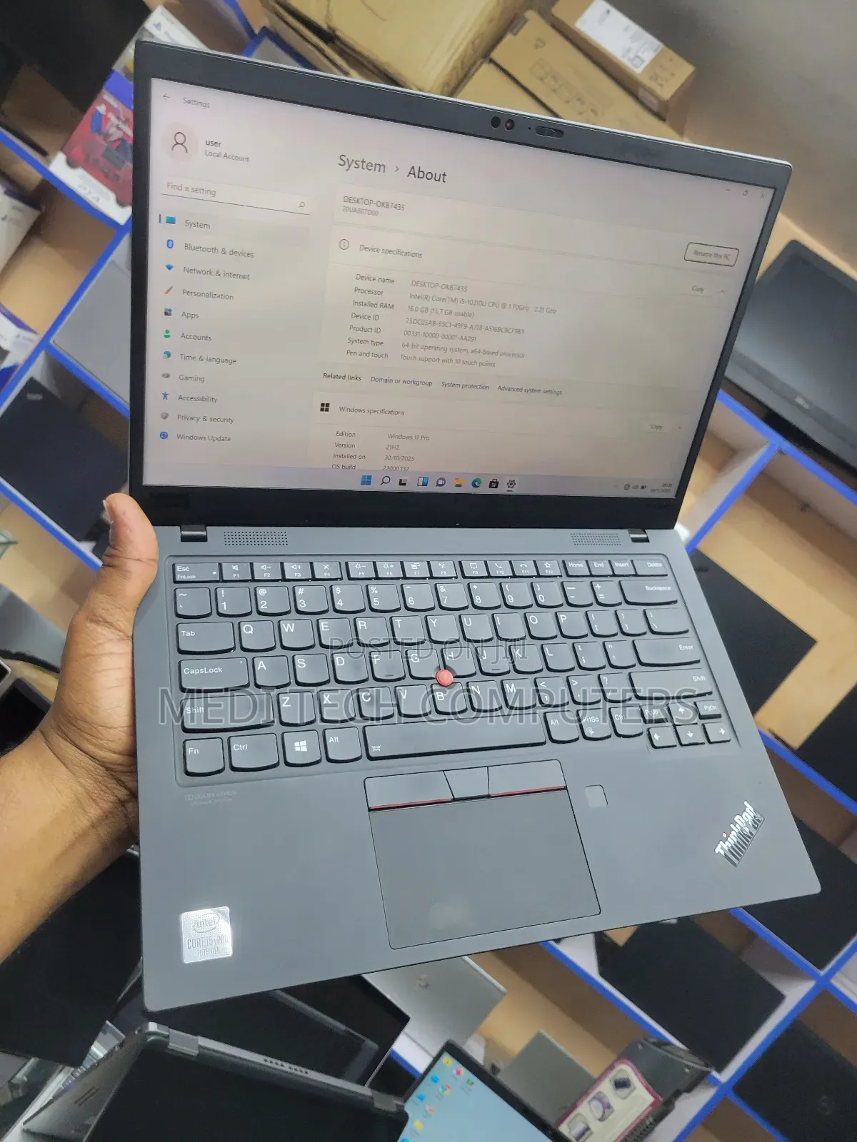 Laptop Lenovo ThinkPad X1 Carbon 16GB Intel Core I7 SSD 512GB