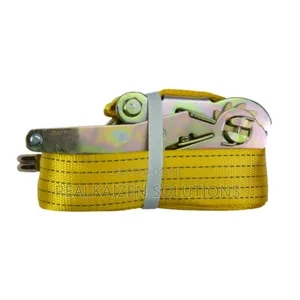 Heavy Duty Yellow Cargo Lashing Strap 2 Inches by 10 Meters Long