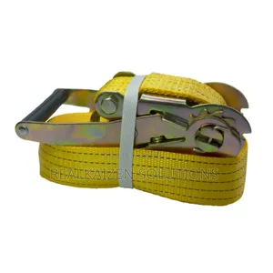 Heavy Duty Yellow Cargo Lashing Strap 2 Inches by 10 Meters Long