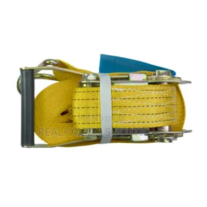 Heavy Duty Yellow Cargo Lashing Strap 2 Inches by 10 Meters Long