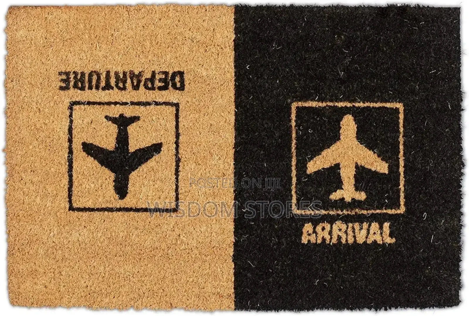 Relaxdays Coir Doormat for Indoors Outdoors