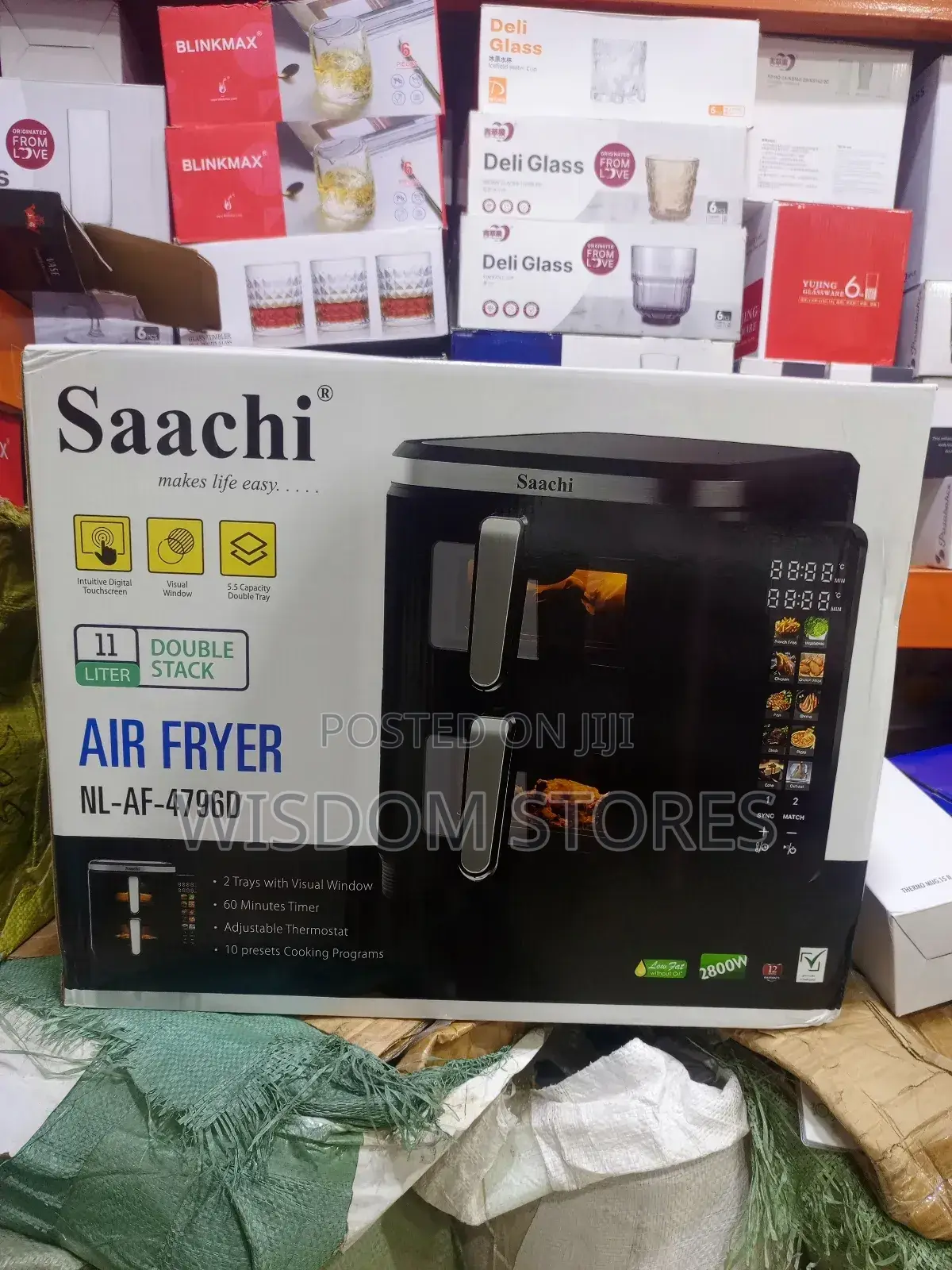Saachi 11 Liter Double Stack Air Fryer