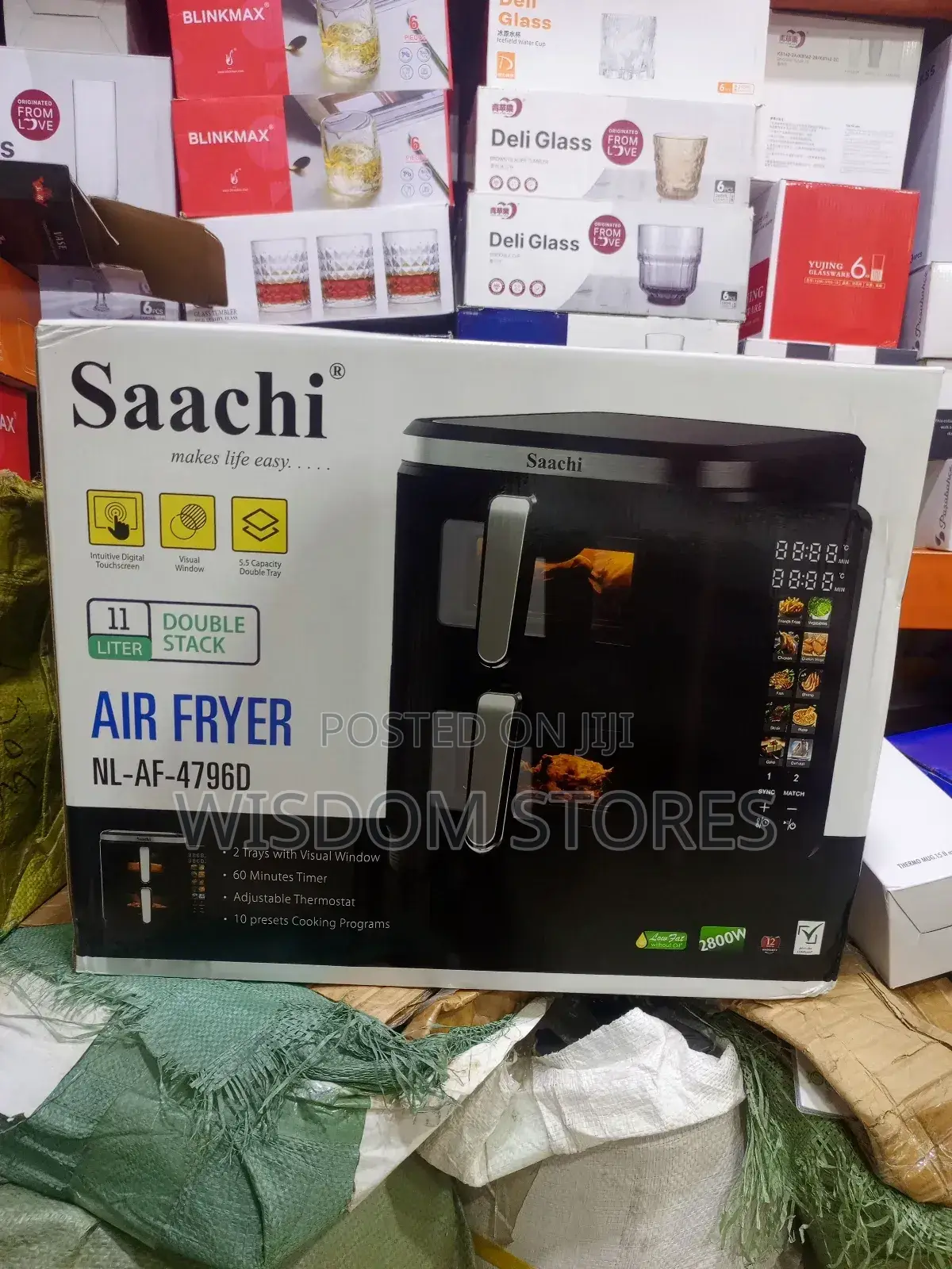 Saachi 11 Liter Double Stack Air Fryer