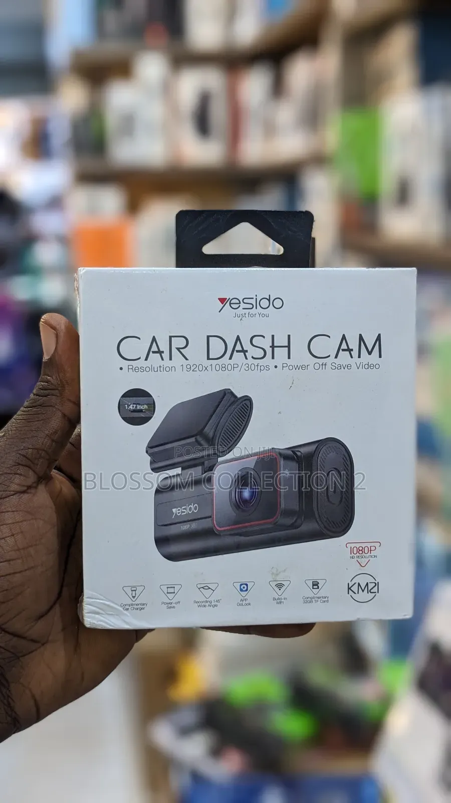 Yesido Km21 Car Dash Camera 145 Degree Range Built-in With 1.47