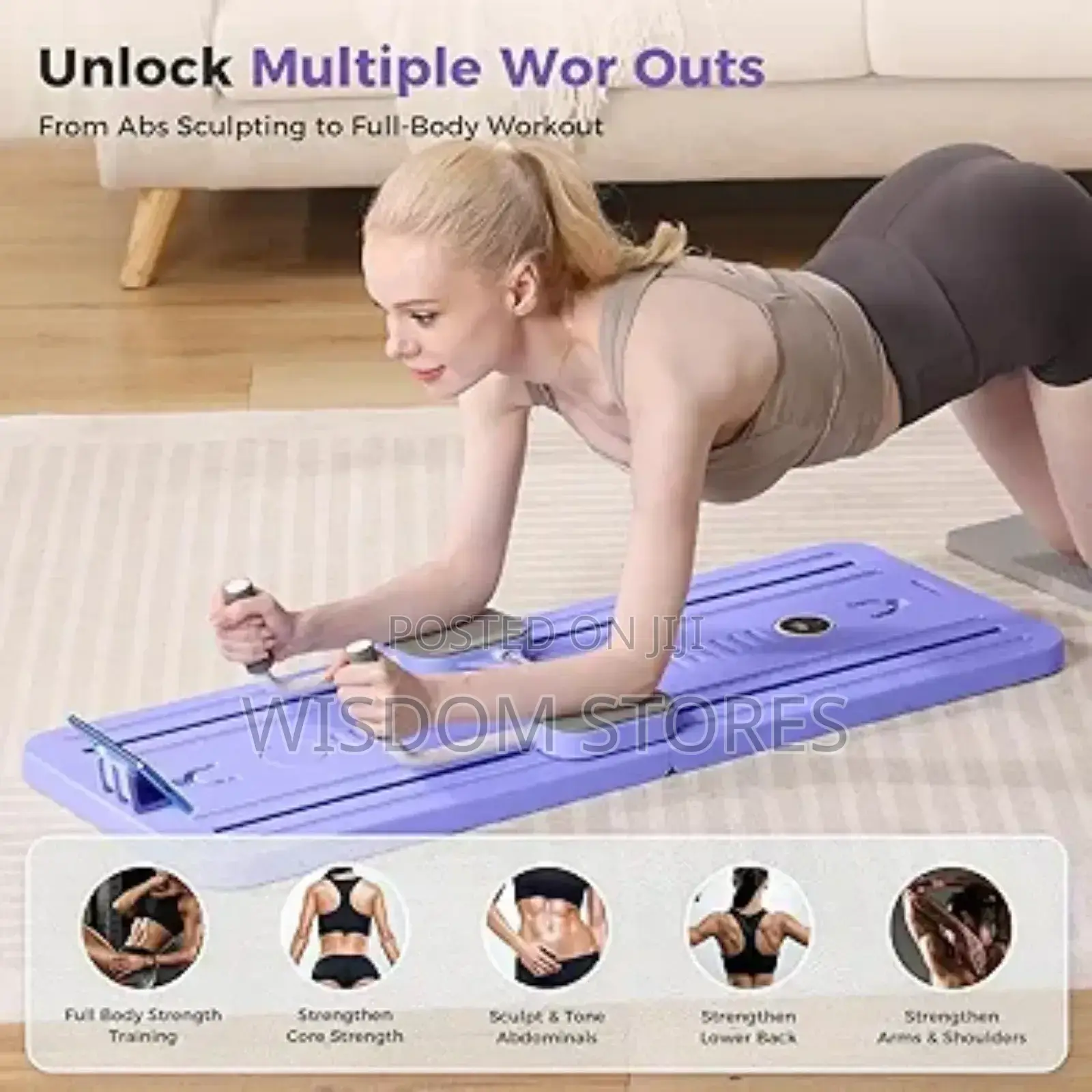 Foldable Home Pilates Equipment for Full Body Workout