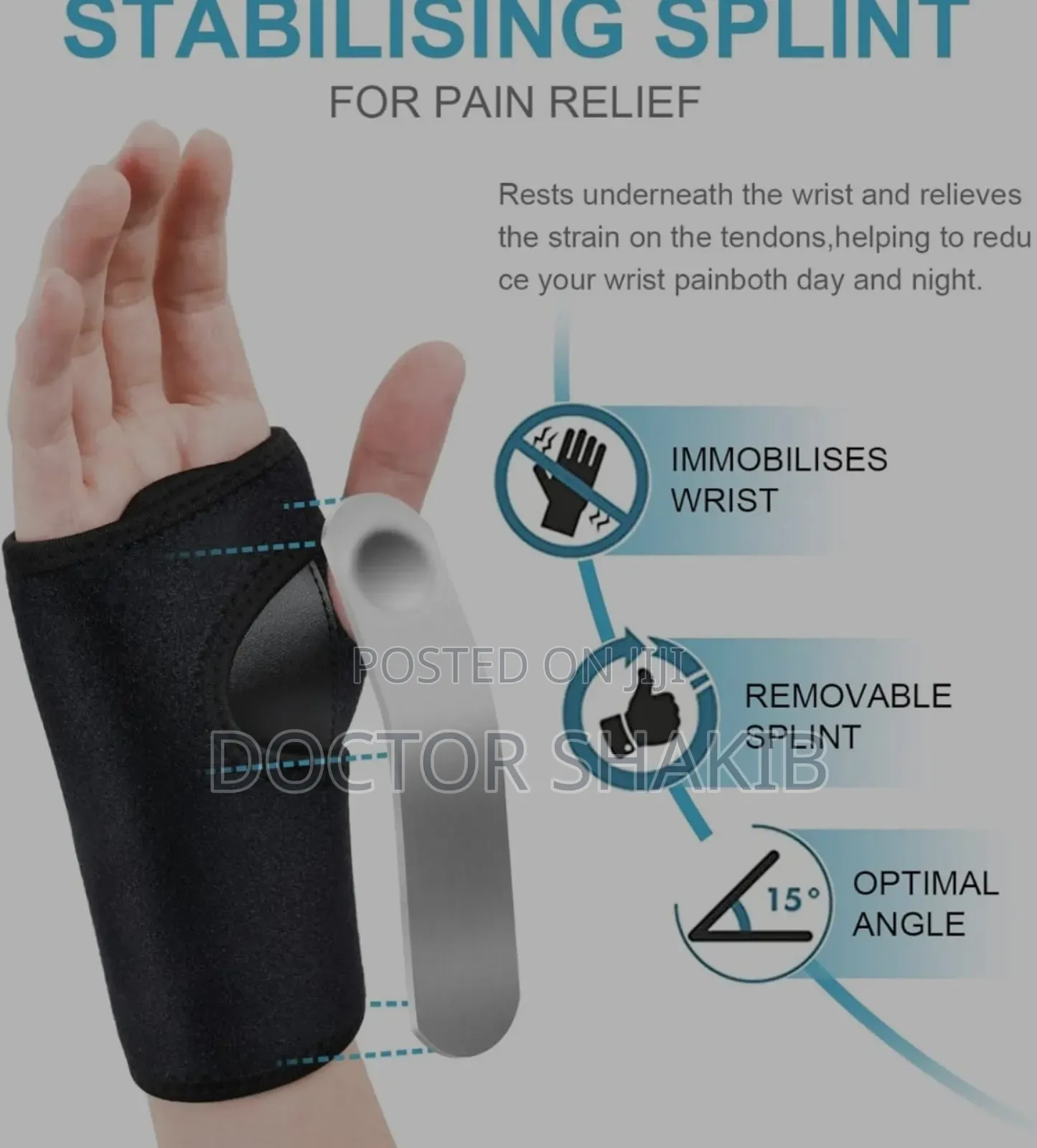 Adjustable Palm/Wrist Support Brace