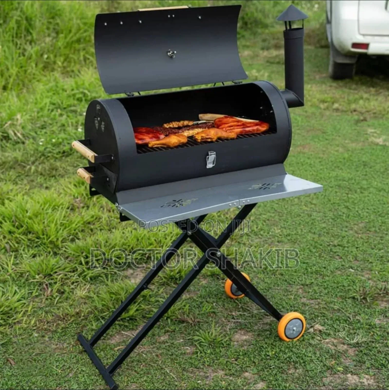 Ourcamp Portable Charcoal Bbq Grill Smoker