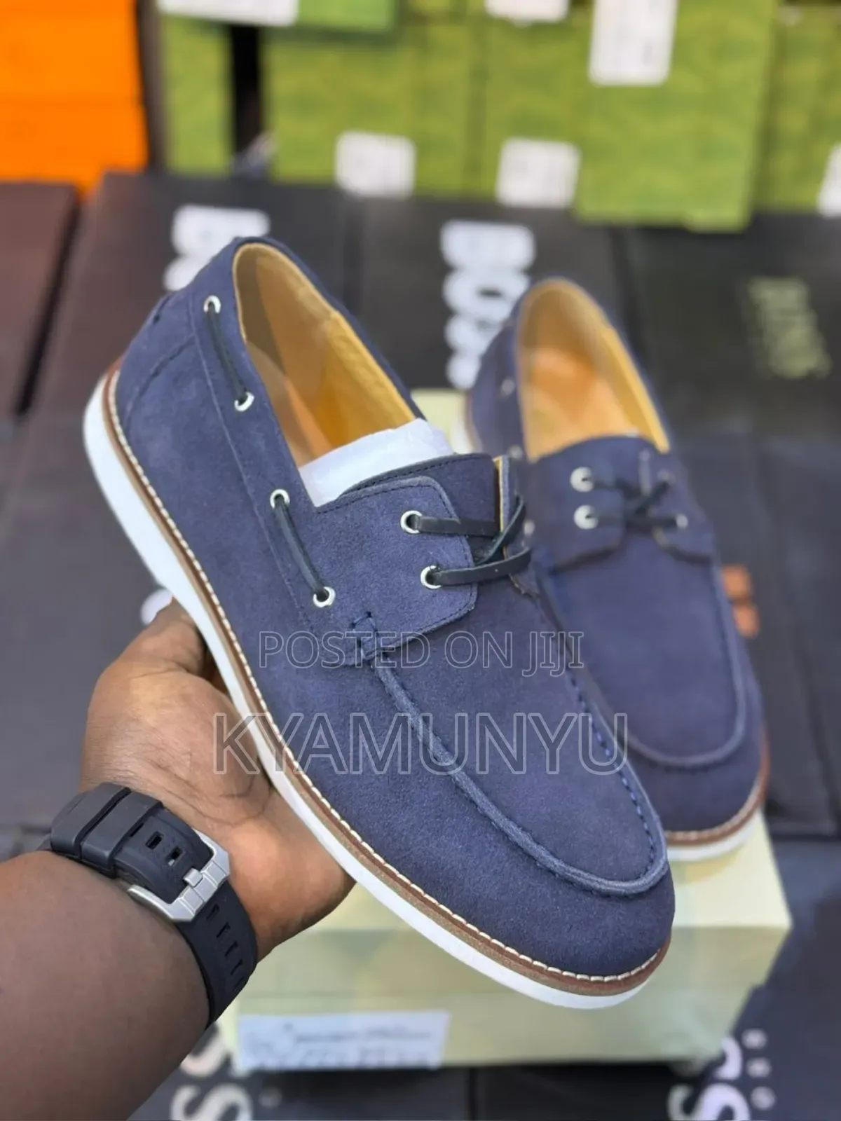 Brunello Cucinelli Suede Boat Shoes