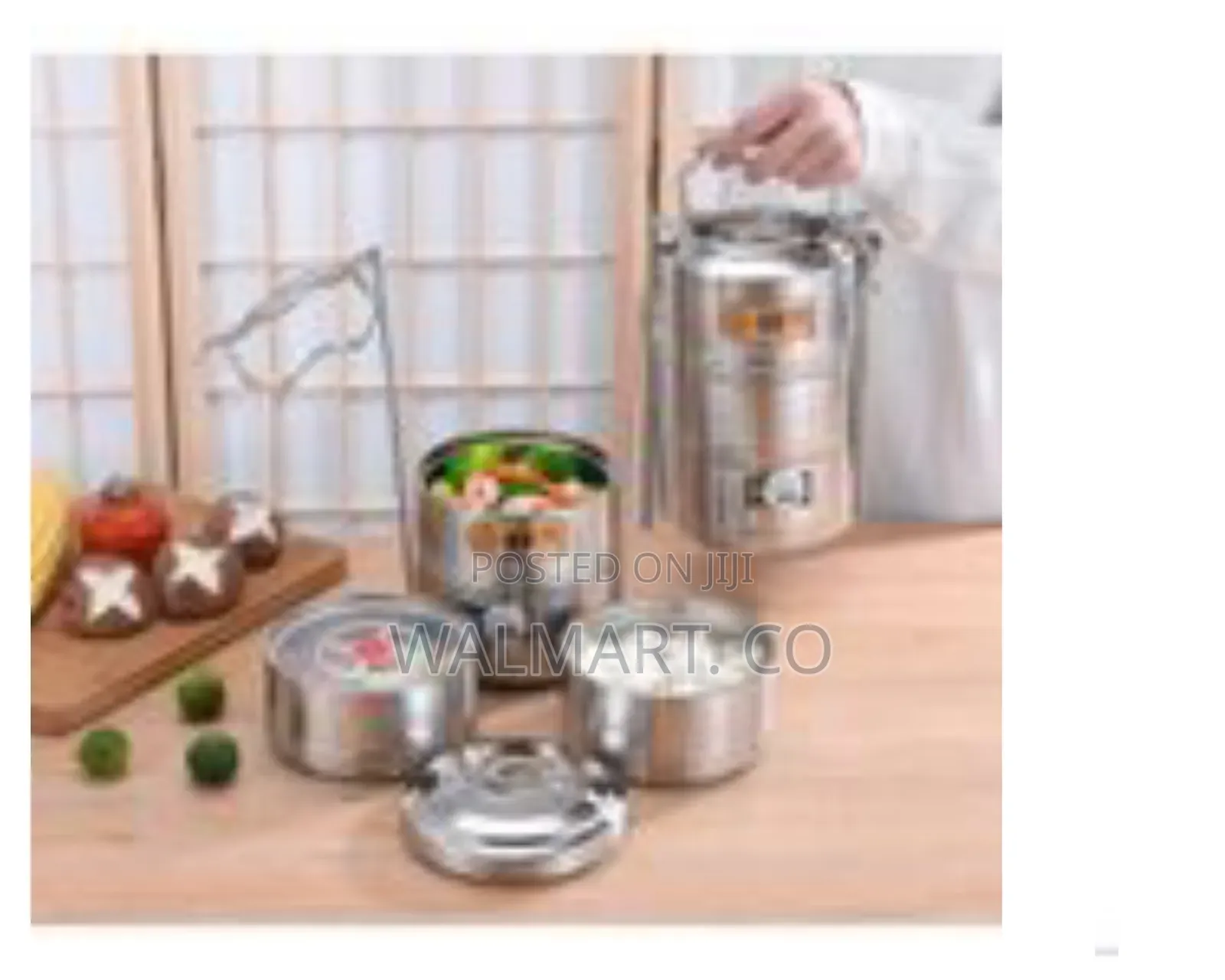 Stainless Steel 16cm Air Tight 4 Layers Food Container Lunch Box