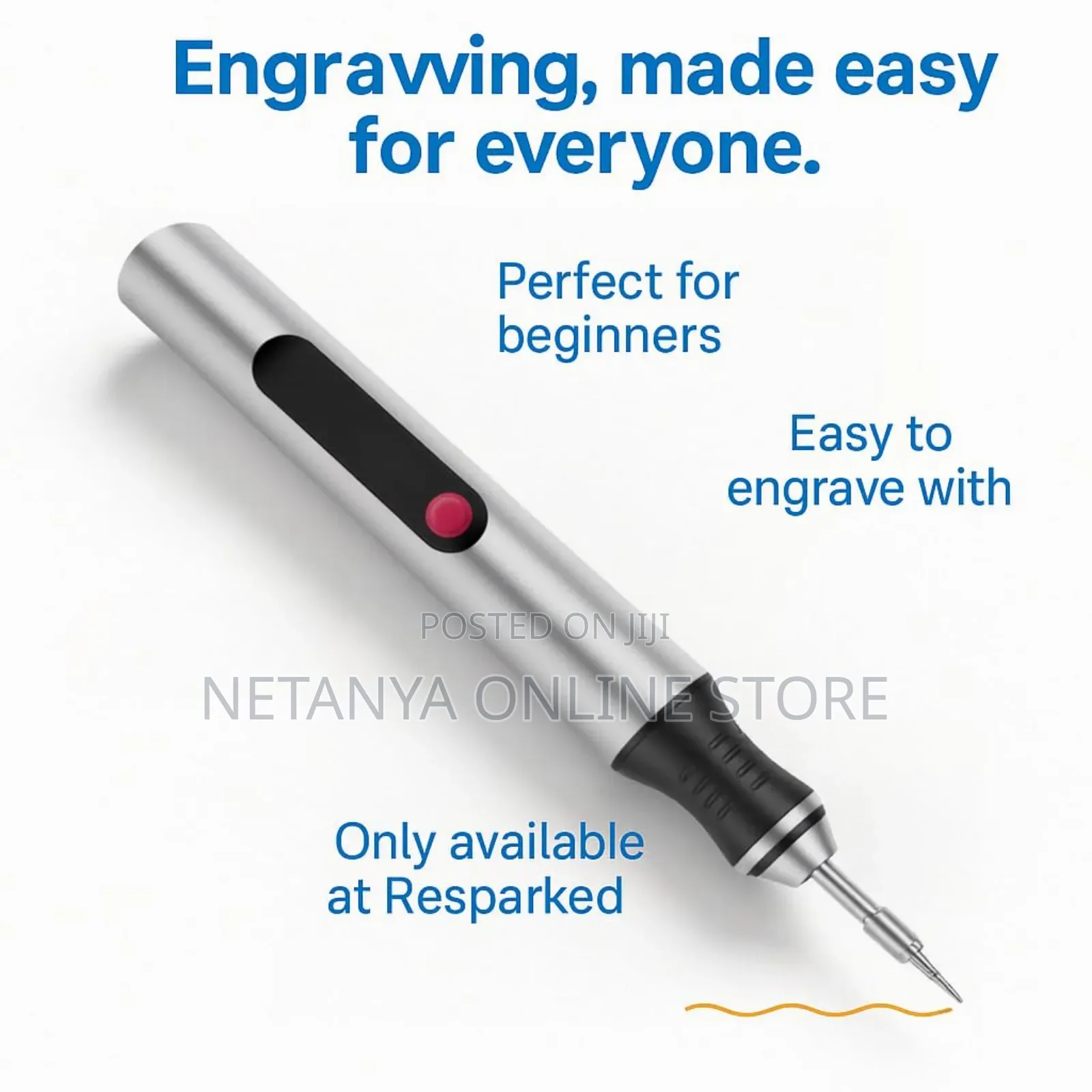 Rechargeable Professional Engraving Pen With 30 Bits