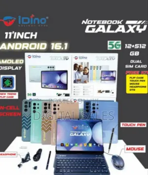 Idino Note Book Galaxy Pro Tablet Pc iPad 11 Inch High Definition