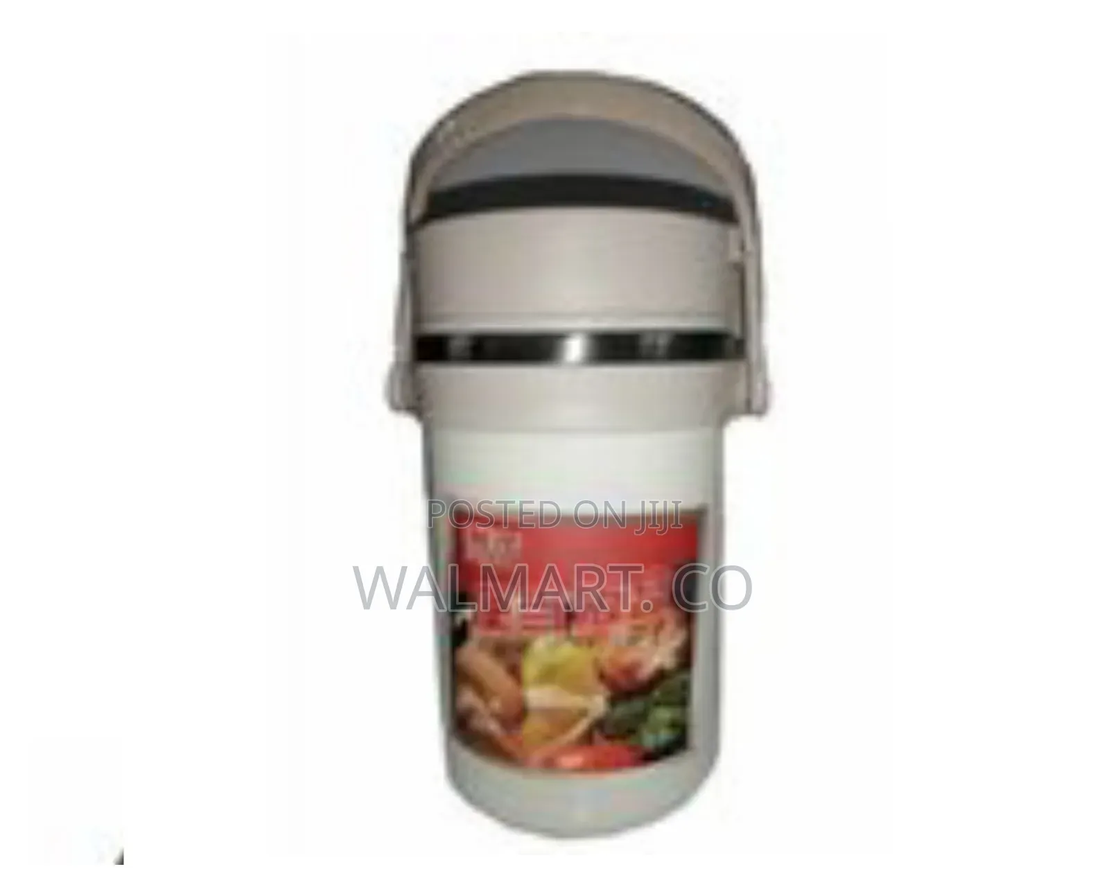 Zego Steel Food Flask 2.2litres-Cream