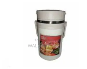 Zego Steel Food Flask 2.2litres-Cream