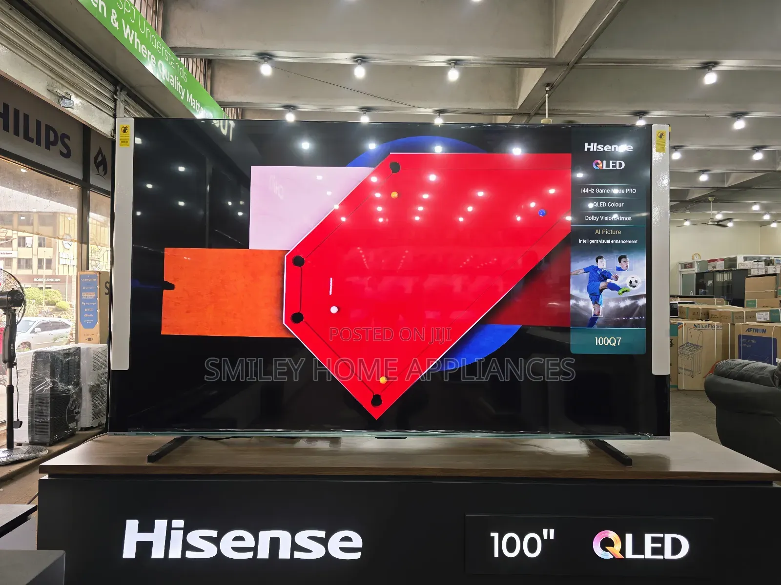 Hisense 100inches 100q7q Q7 Series Quantum Dot Display Vidaa Smart Tv