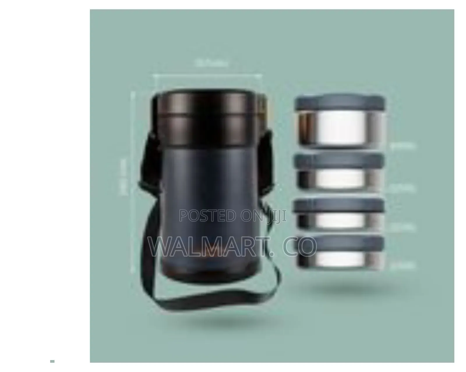 Double Wall Insulated Lunch Box Leak Proof With Free Lunch Bag-2.3ltr