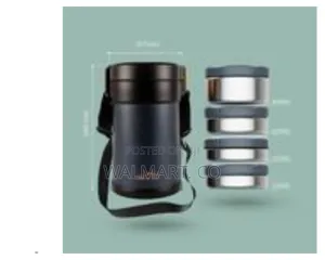 Double Wall Insulated Lunch Box Leak Proof With Free Lunch Bag-2.3ltr