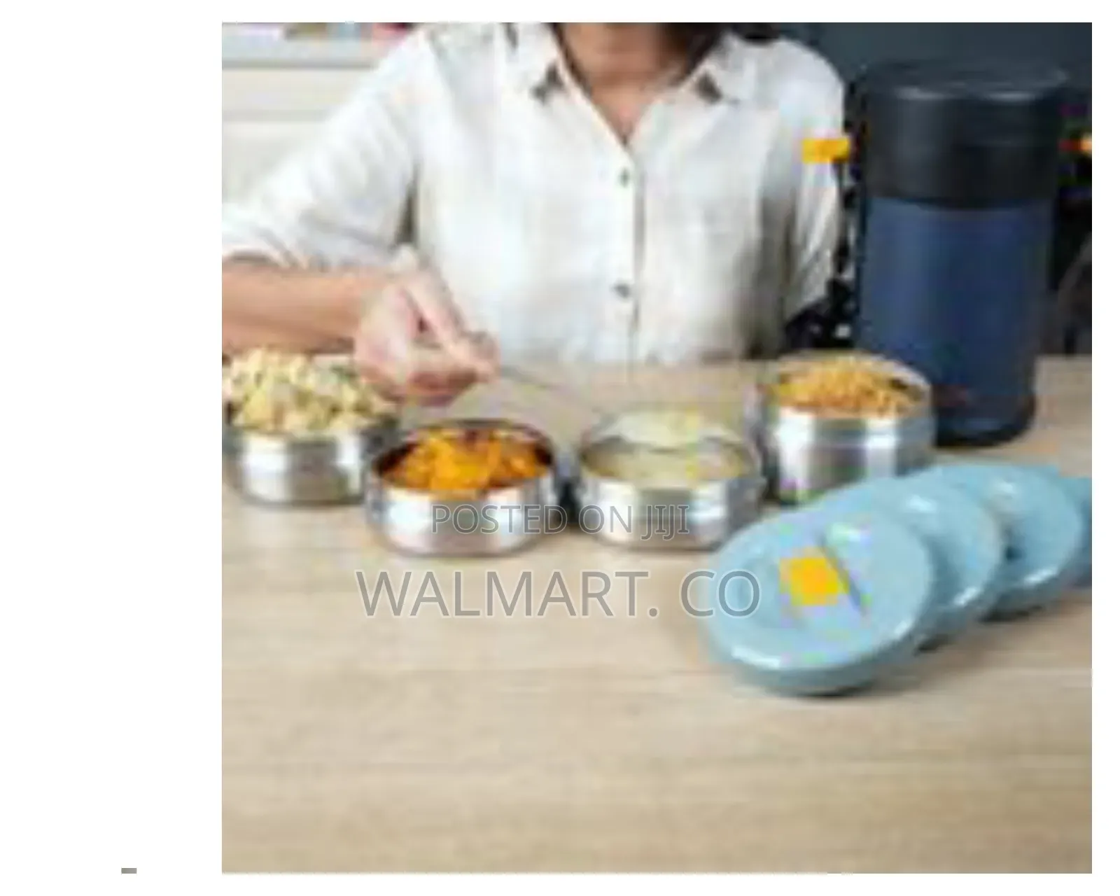Double Wall Insulated Lunch Box Leak Proof With Free Lunch Bag-2.3ltr