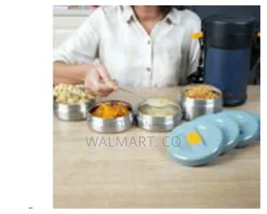Double Wall Insulated Lunch Box Leak Proof With Free Lunch Bag-2.3ltr