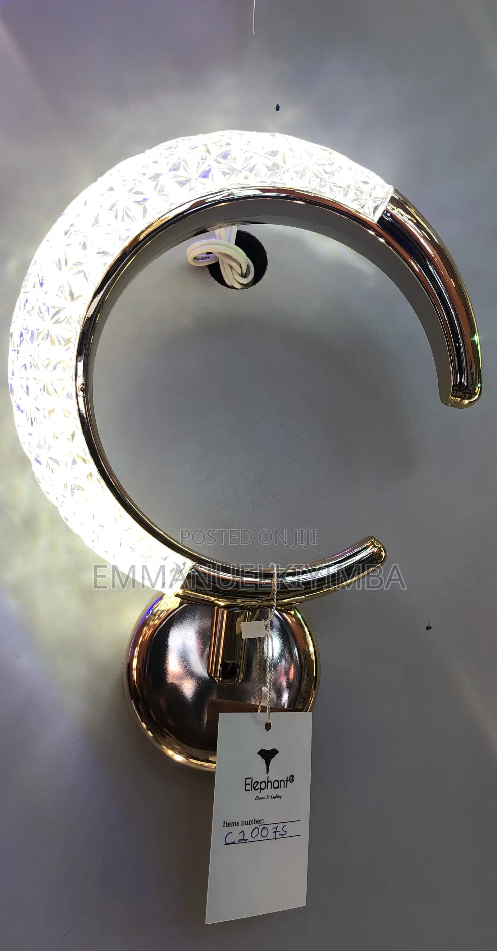 Moon Shaped Wall Light