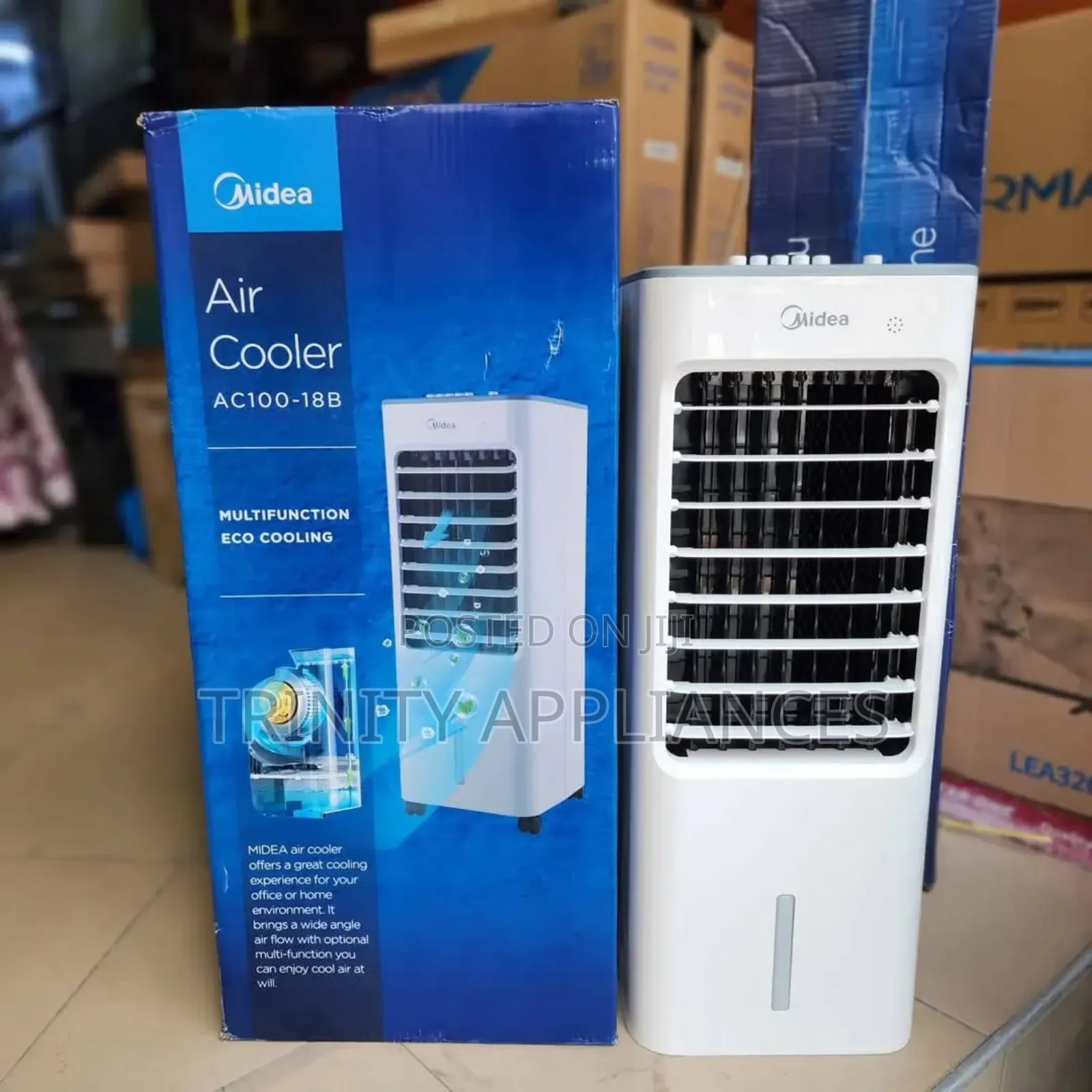 Midea Portable Air Cooler With 7 Liters Water Tank, Manual Control