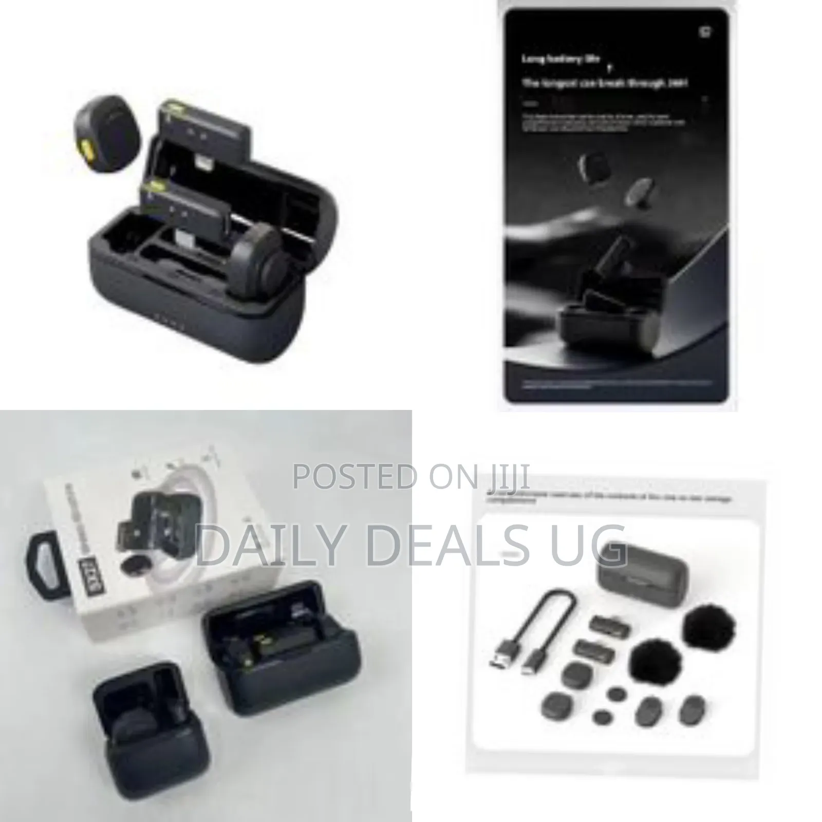 Sx27 Professional Dual Lavalier Wireless Microphone With Magnetic