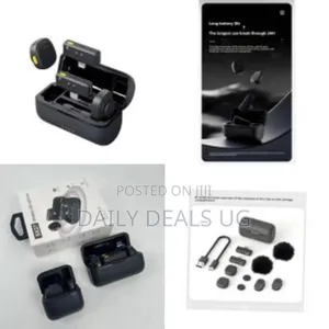 Sx27 Professional Dual Lavalier Wireless Microphone With Magnetic