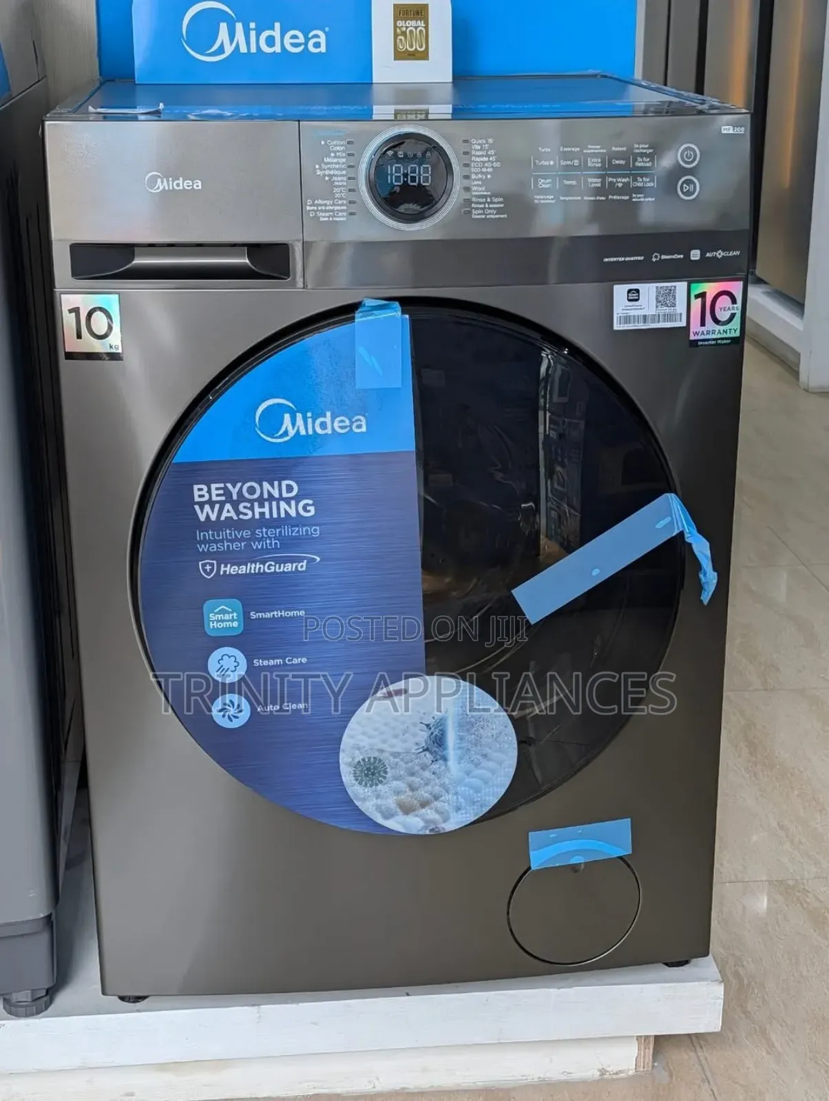 Midea 10kg Front Loading Washing Machine
